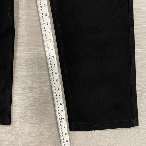 CAT Caterpillar Utility Work Pants Mens 34 x 34 Black Flex Waistband Cell Pocket - Picture 11 of 16